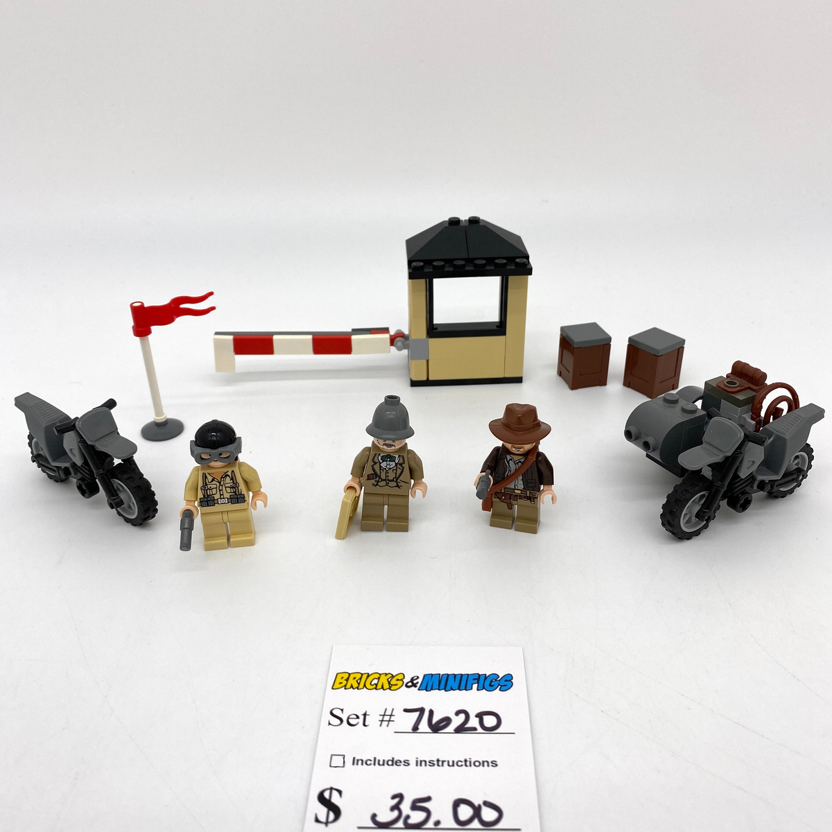 7620 Indiana Jones Motorcycle Chase (U) product image 1, provided for visual reference and product detail review