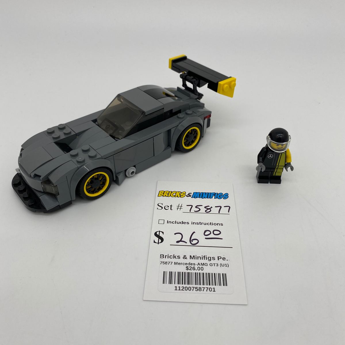 75877 Mercedes-AMG GT3 (U1) product image 1, provided for visual reference and product detail review