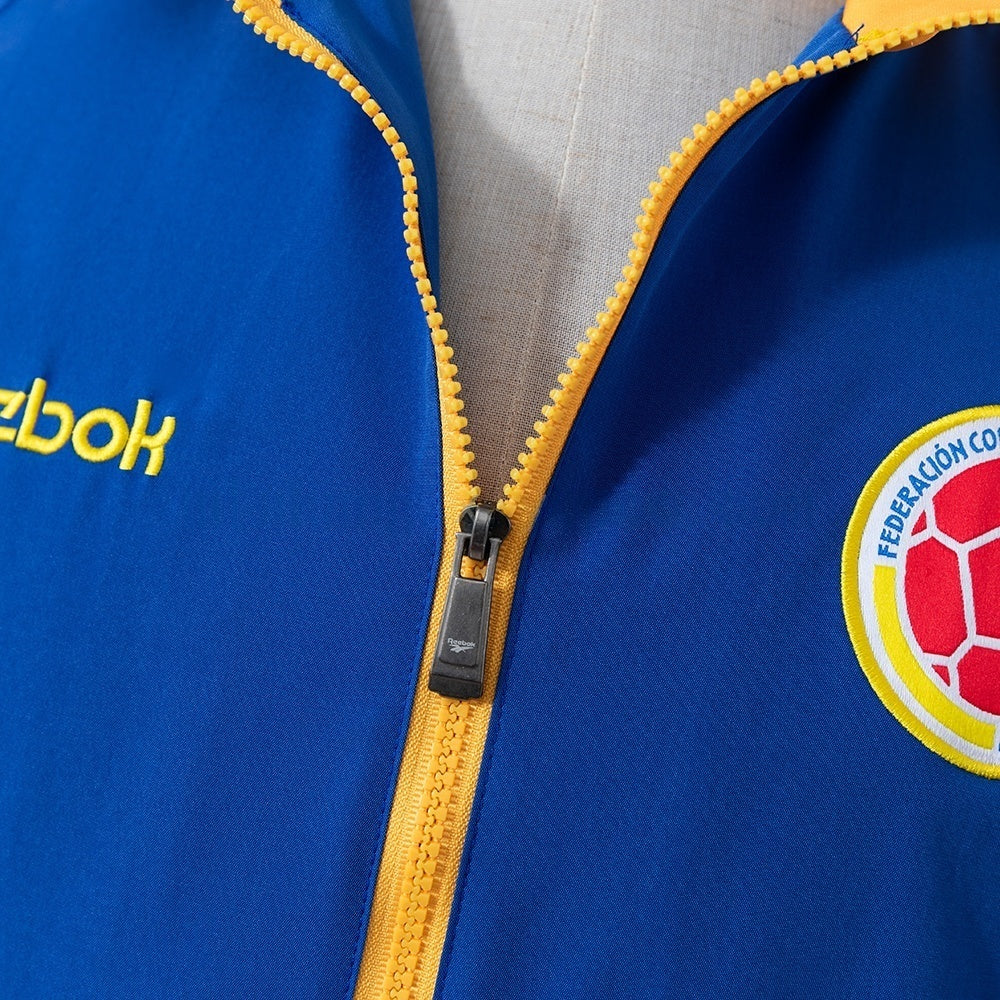 Colombia Windbreaker 1998 Blue Football Soccer Jacket product image 5