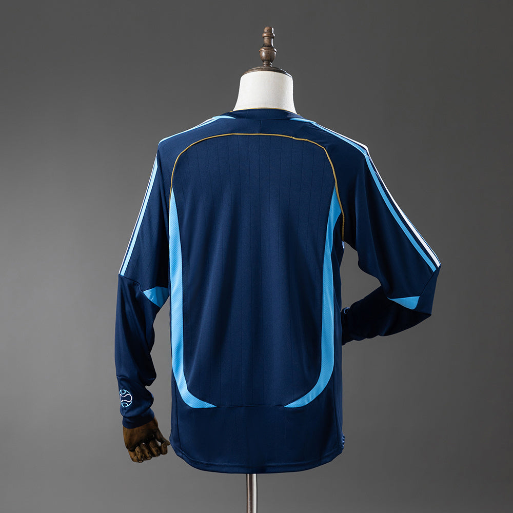 Argentina Home Jersey 2006 Retro Football Kit Long Sleeves product image 8
