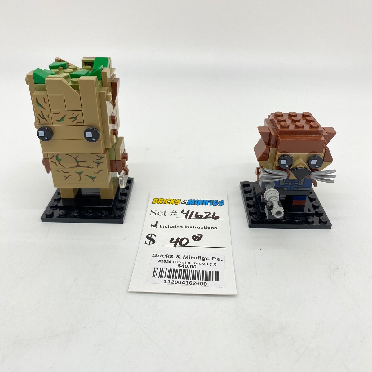 41626 Groot & Rocket (U) product image 1, provided for visual reference and product detail review