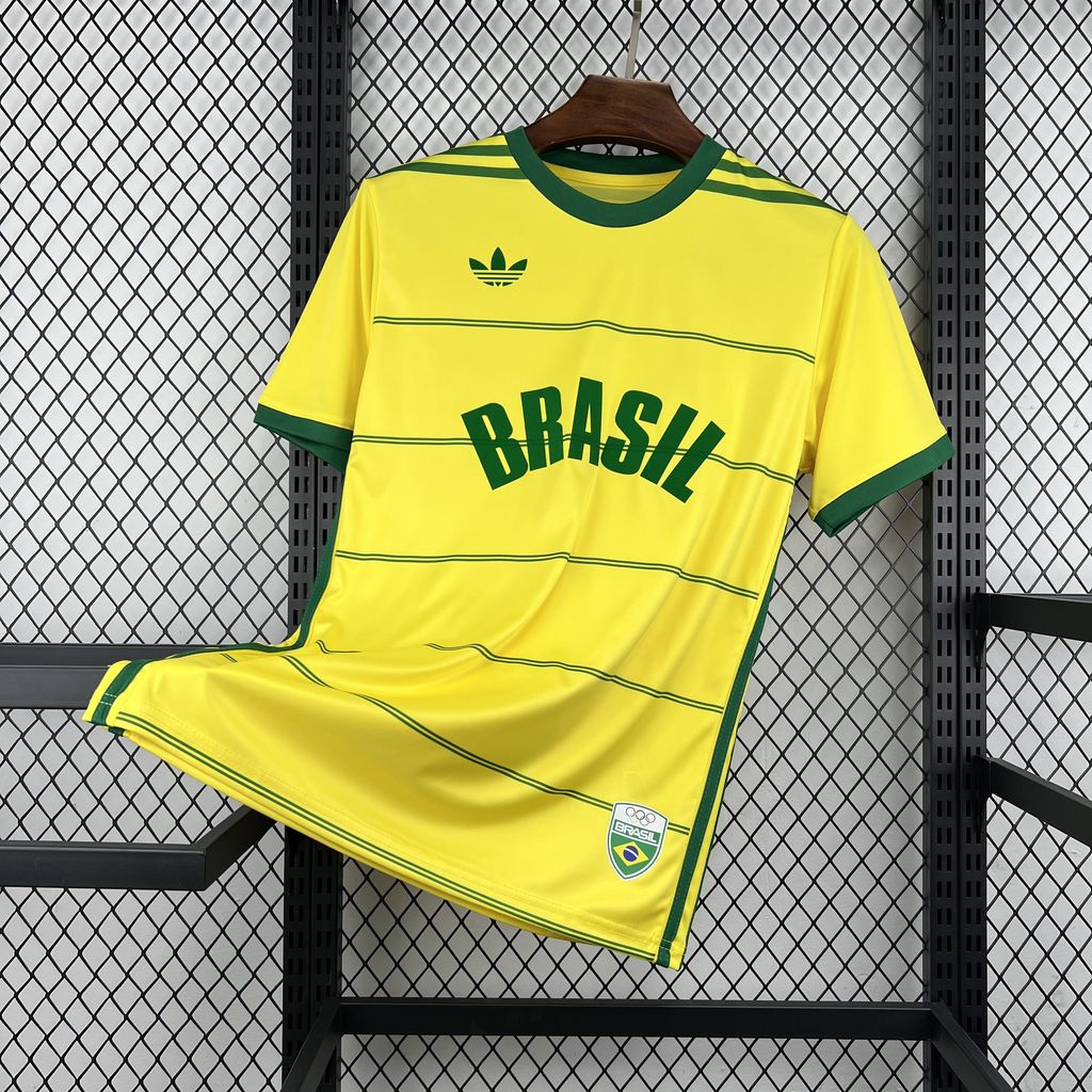 Brazil Home Jersey 1984 Retro Football Kit Soccer Shirt product image 1