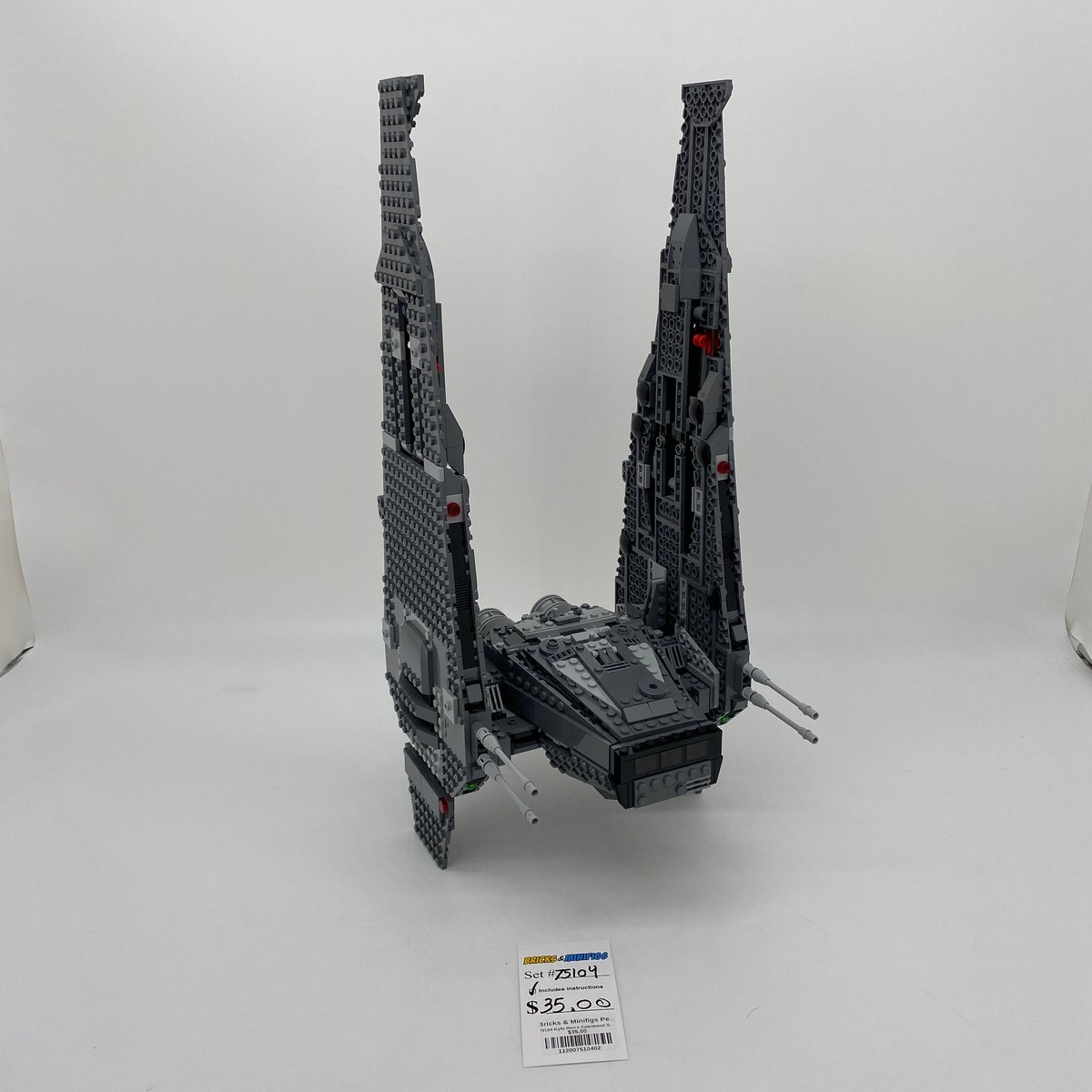 75104 Kylo Ren's Command Shuttle (U2) product image 1, provided for visual reference and product detail review