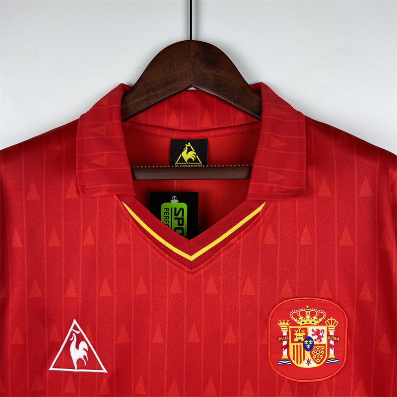 Spain Jersey Home kit 1988 1991 Retro Football Team Soccer product image 2
