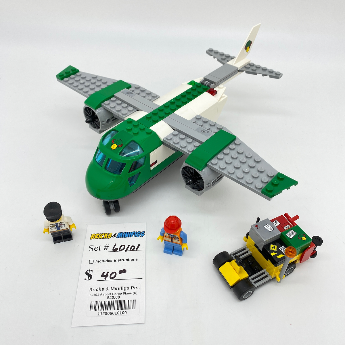 60101 Airport Cargo Plane (U) product image 1, provided for visual reference and product detail review