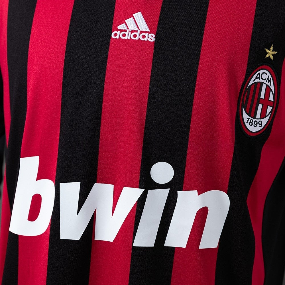 AC Milan Jersey 2013 2014 Retro Home Football Kit Long product image 6