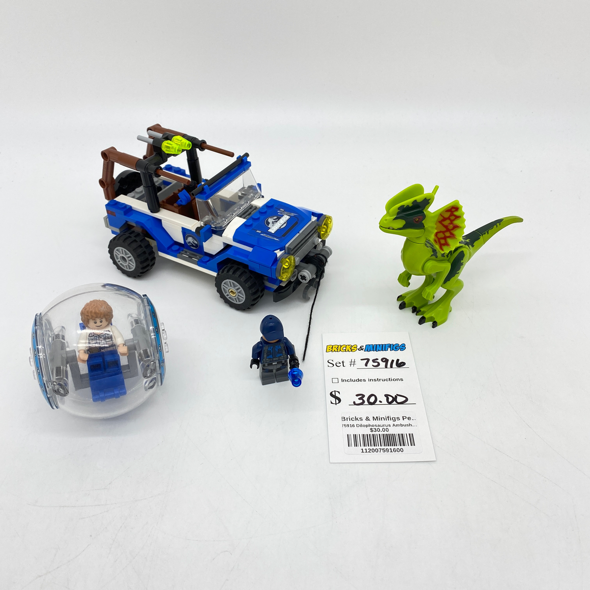 75916 Dilophosaurus Ambush (U) product image 1, provided for visual reference and product detail review