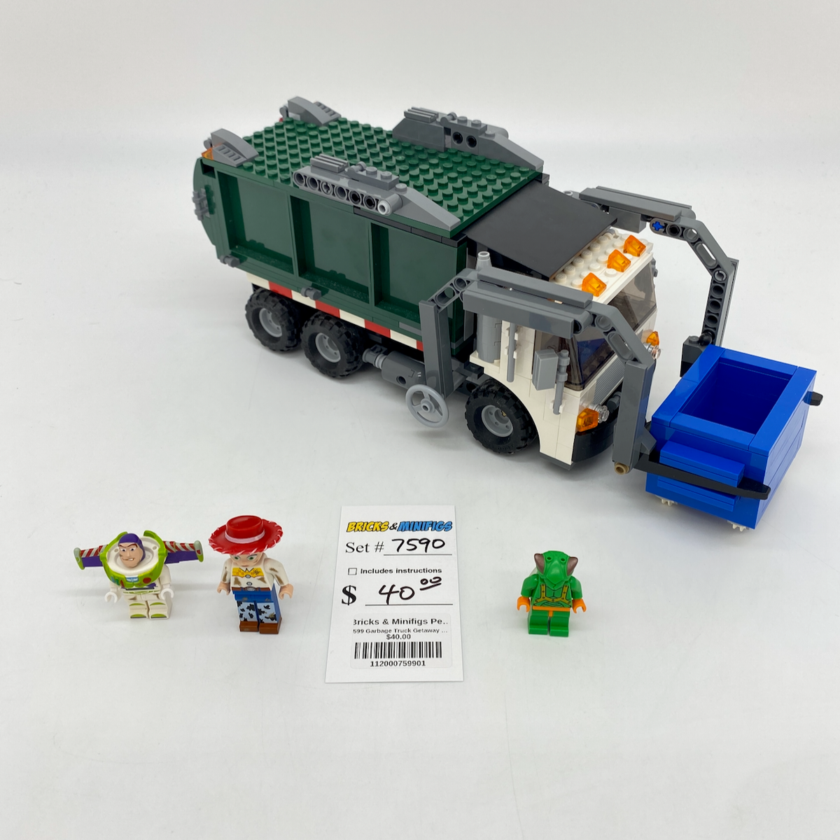 7599 Garbage Truck Getaway (U1) product image 1, provided for visual reference and product detail review