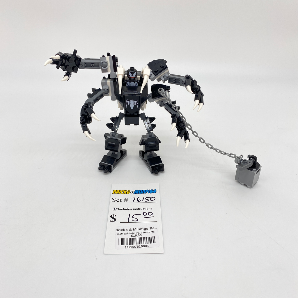 76150 Spiderjet vs. Venom Mech (U1) product image 2, provided for visual reference and product detail review