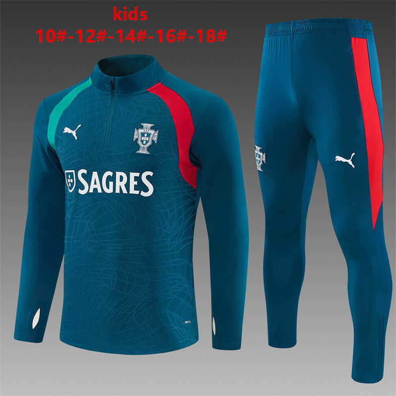 Kids Portugal Training Tracksuits 2026-2027 Football Kit product image 1