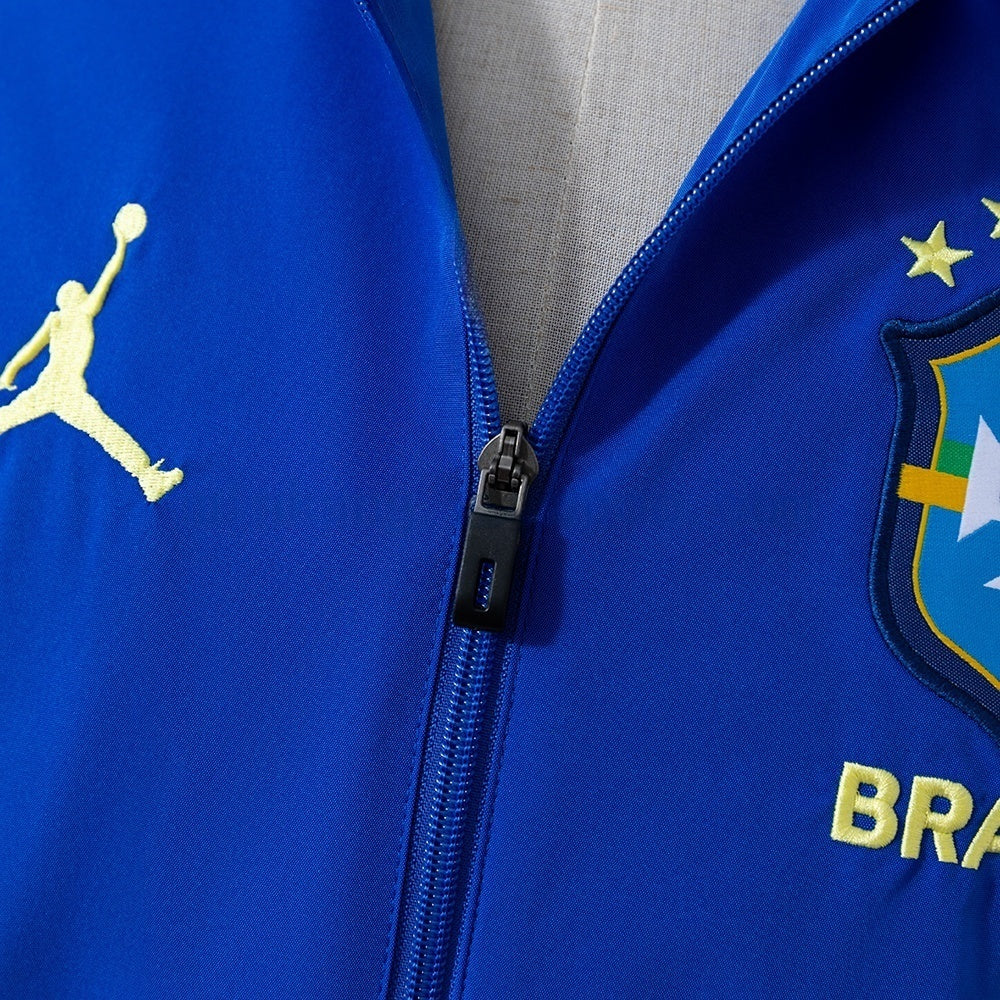 Brazil Windbreaker 2026 Blue Football Jacket product image 5