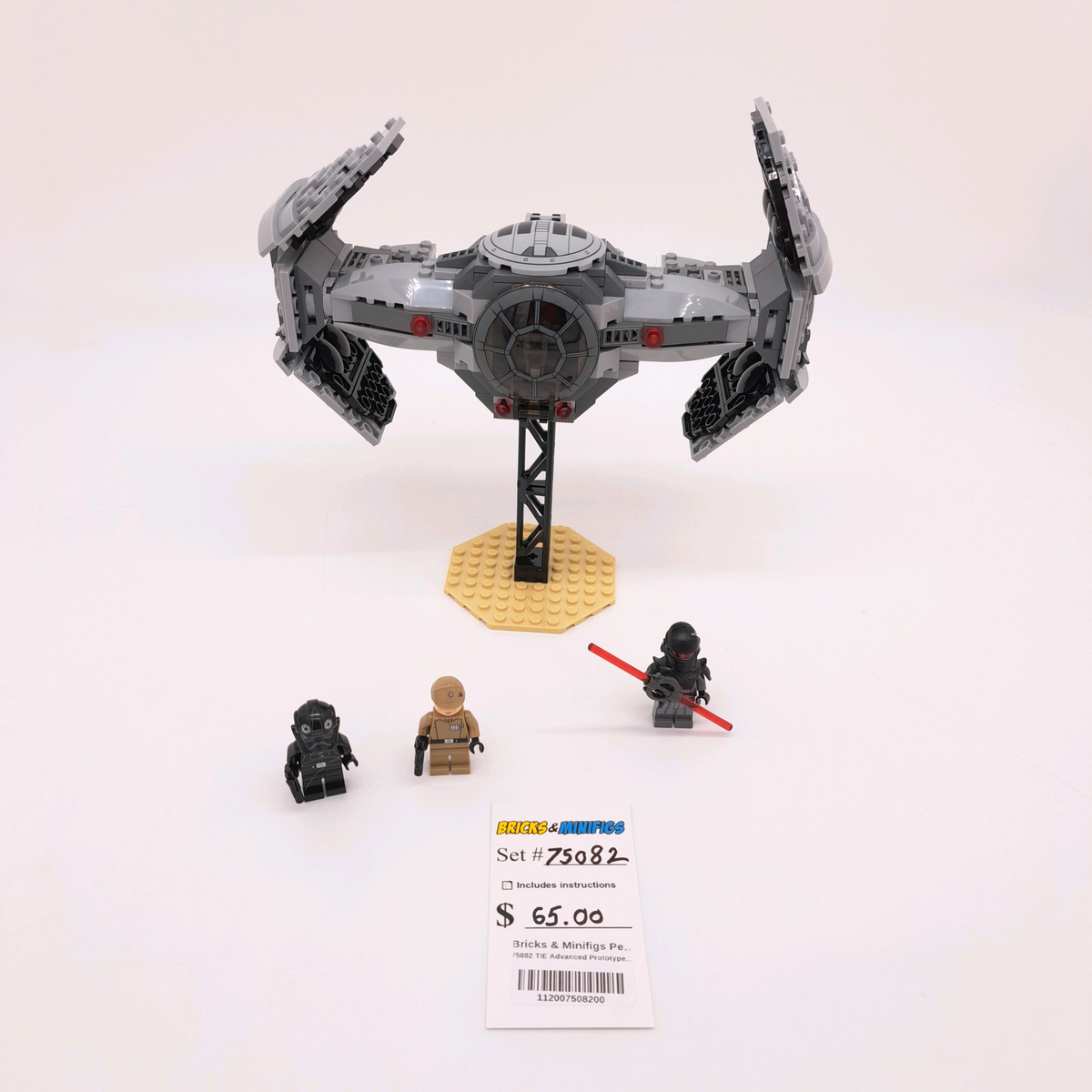 75082 TIE Advanced Prototype (U) product image 1, provided for visual reference and product detail review