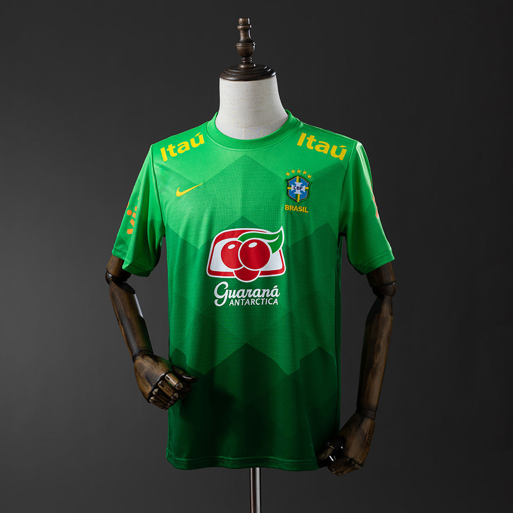 Brazil Jersey 2020 Training Green Retro Kit product image 1