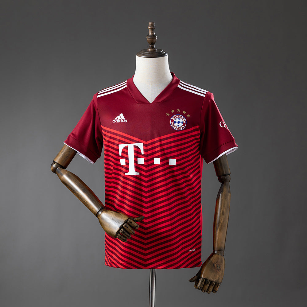 Bayern Munich Home Jersey 2021-22 Retro Football Kit Soccer product image 1