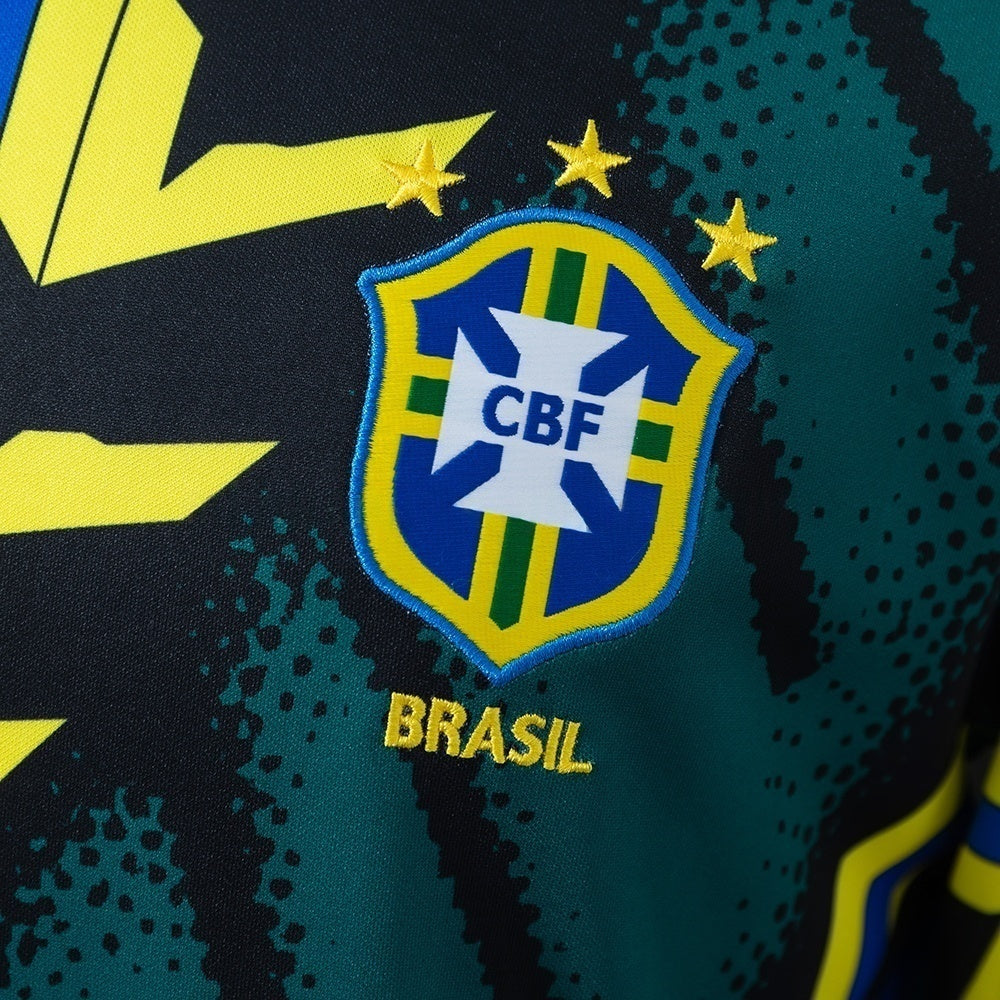 Brazil Goalkeeper Jersey 1996 Retro Long Sleeves Football product image 5