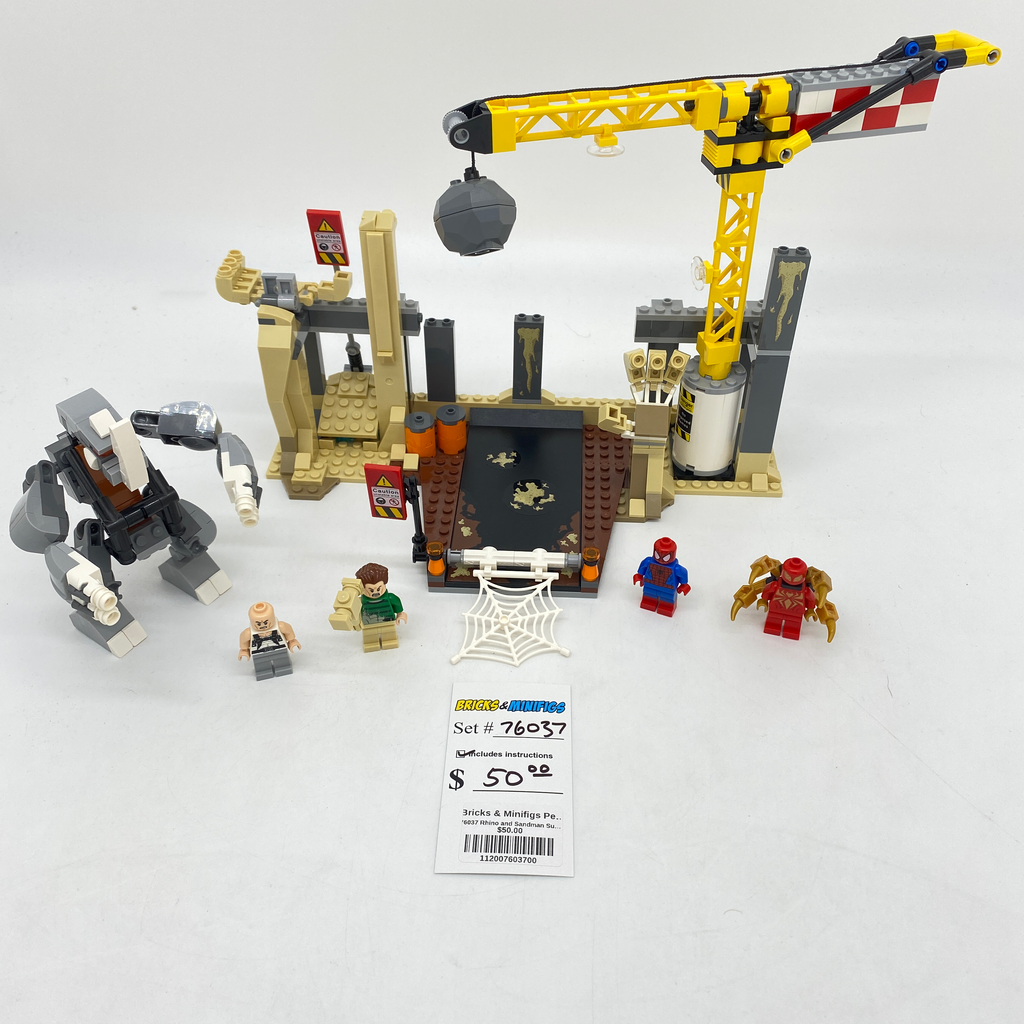 76037 Rhino and Sandman Super Villain Team-up (U) product image 2, provided for visual reference and product detail review