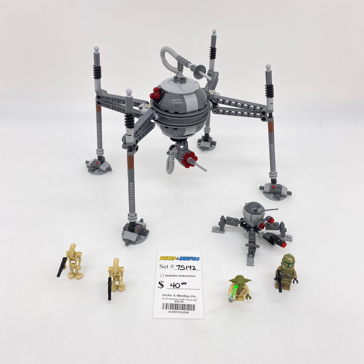 75142 Homing Spider Droid (U) product image 1, provided for visual reference and product detail review