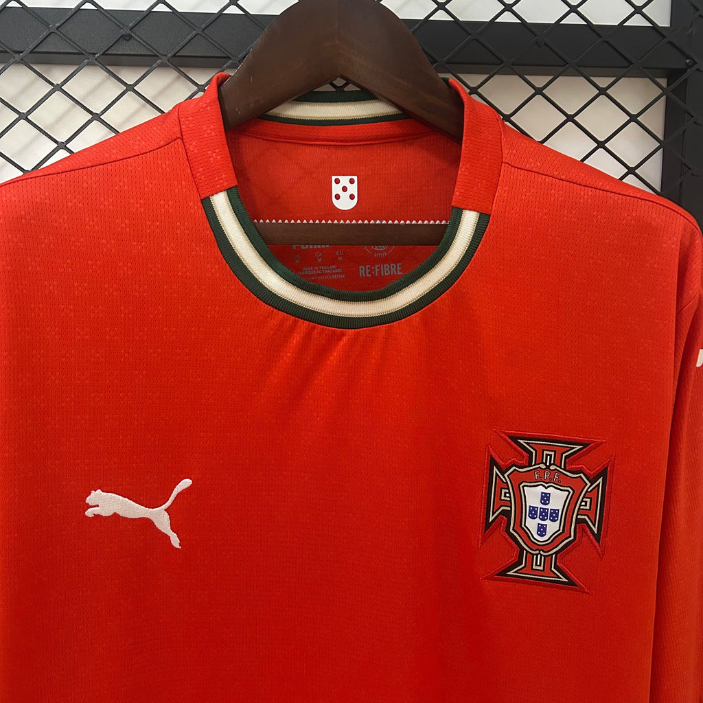 Portugal Jersey 25/26 Home Long Sleeves Ronaldo Football product image 4