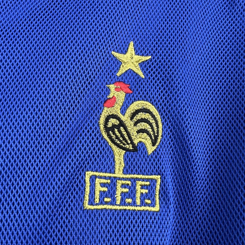 France Home Jersey 2002 Retro Football Kit Soccer Shirt product image 3