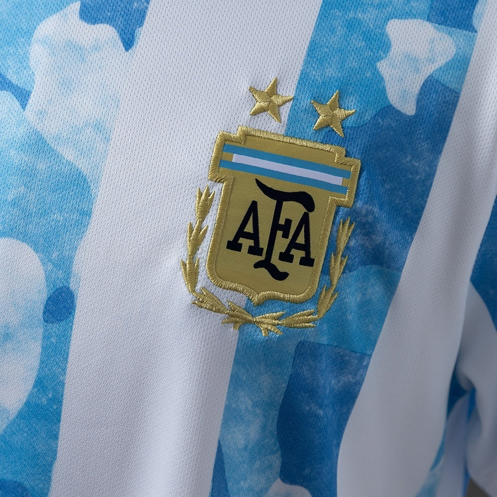 Argentina Home Jersey 2021 Retro Football Kit Soccer Shirt product image 8