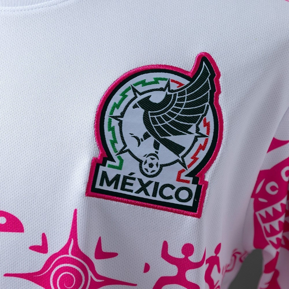 Mexico Jersey 2026 Pink White Football Kit product image 6