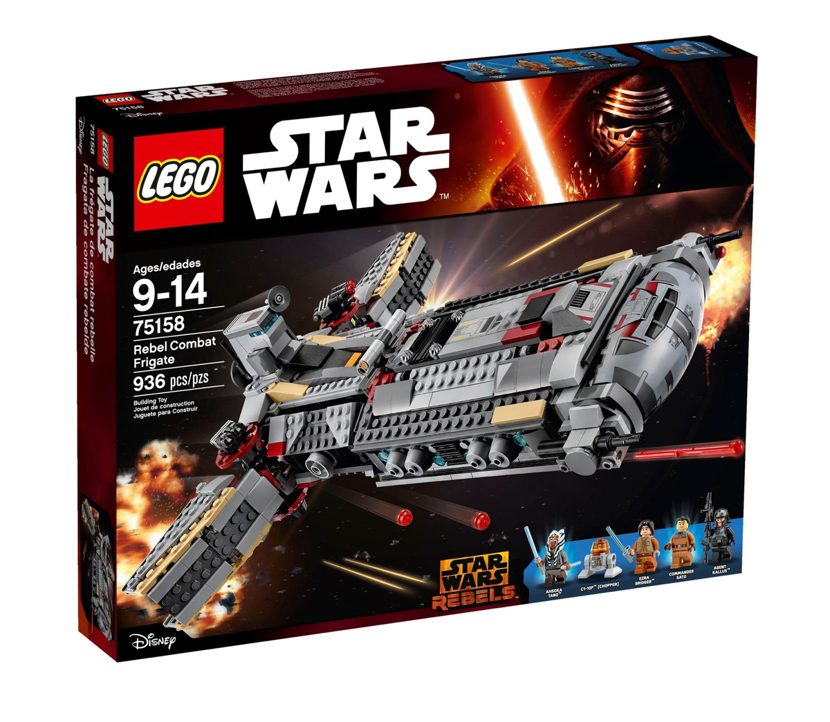75158 Rebel Combat Frigate product image 1, provided for visual reference and product detail review