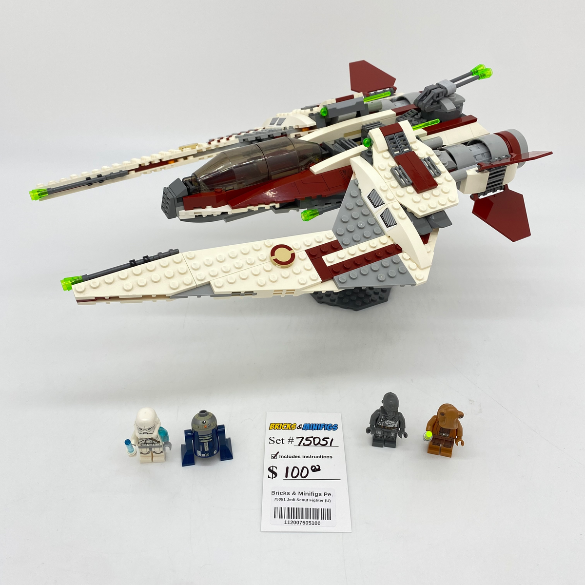 75051 Jedi Scout Fighter (U) product image 1, provided for visual reference and product detail review