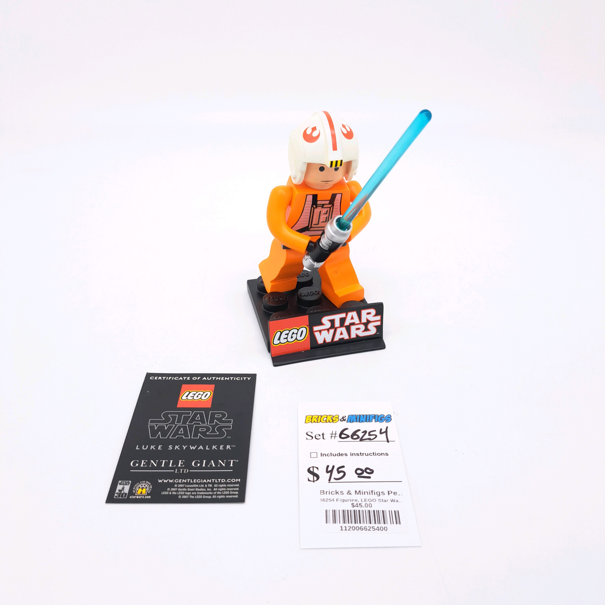66254 Figurine, LEGO Star Wars Luke Skywalker Limited Edition Maquette product image 1, provided for visual reference and