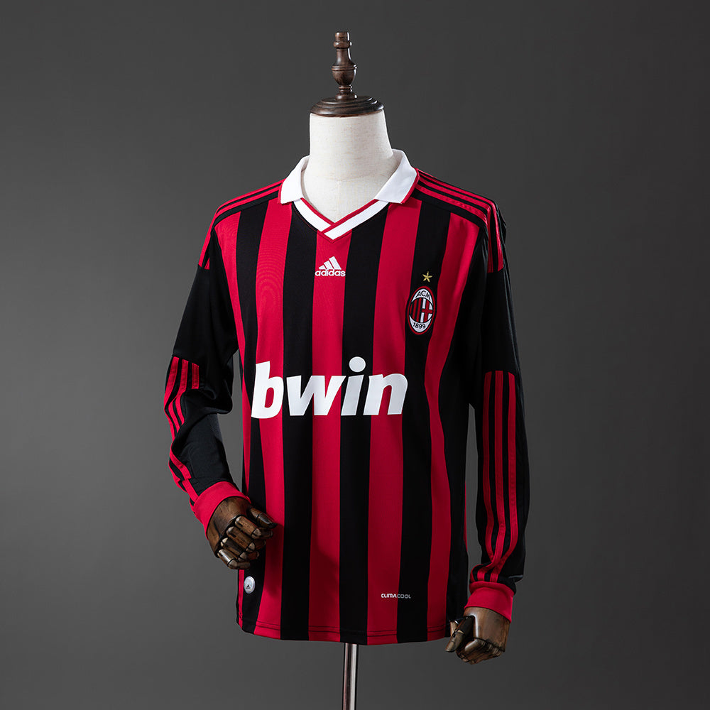 AC Milan Jersey 2013 2014 Retro Home Football Kit Long