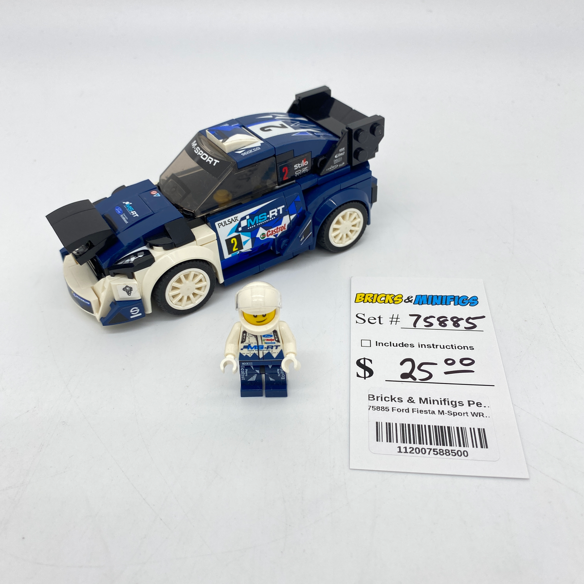 75885 Ford Fiesta M-Sport WRC (U) product image 1, provided for visual reference and product detail review