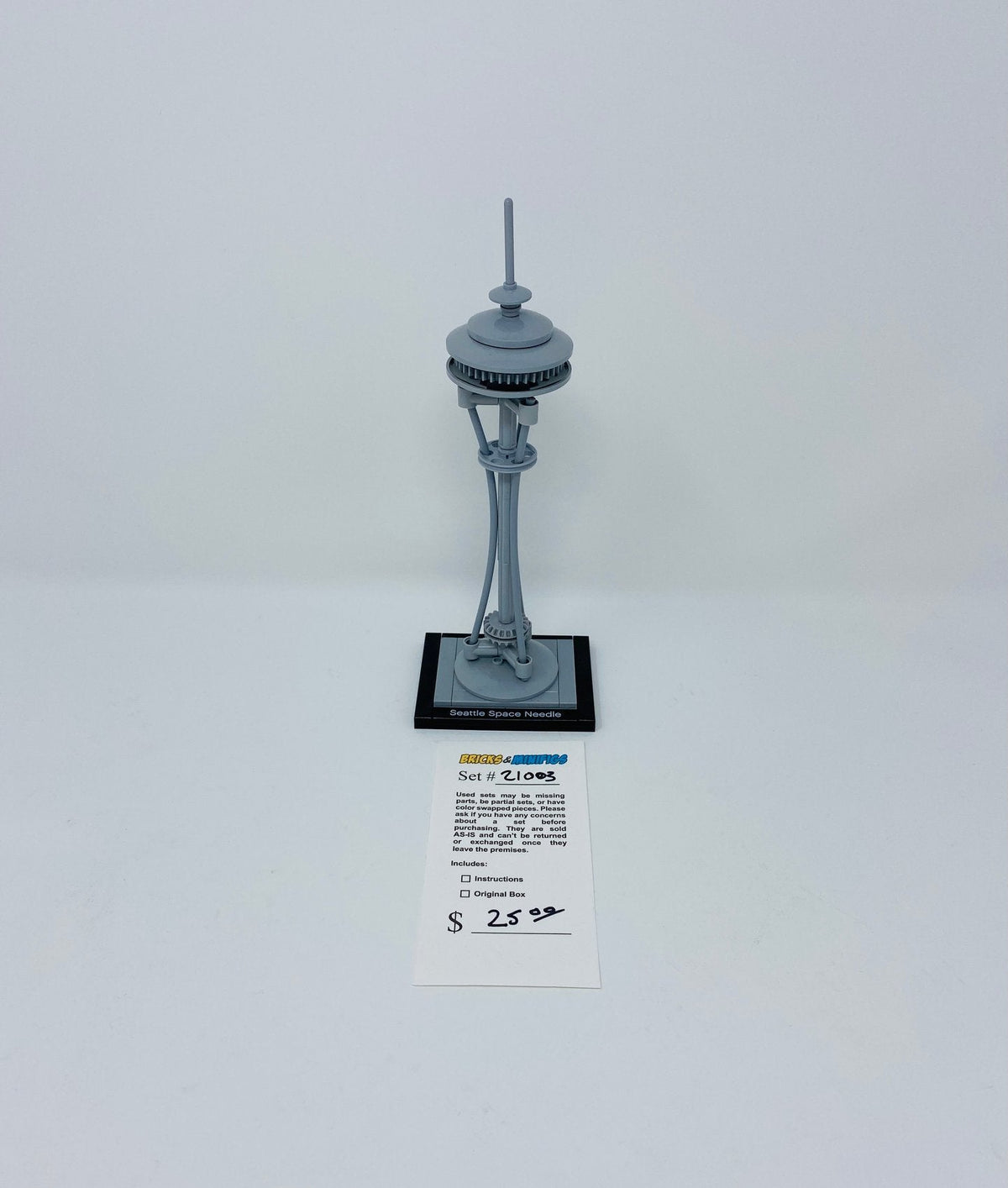 21003 Seattle Space Needle (U) product image 1, provided for visual reference and product detail review