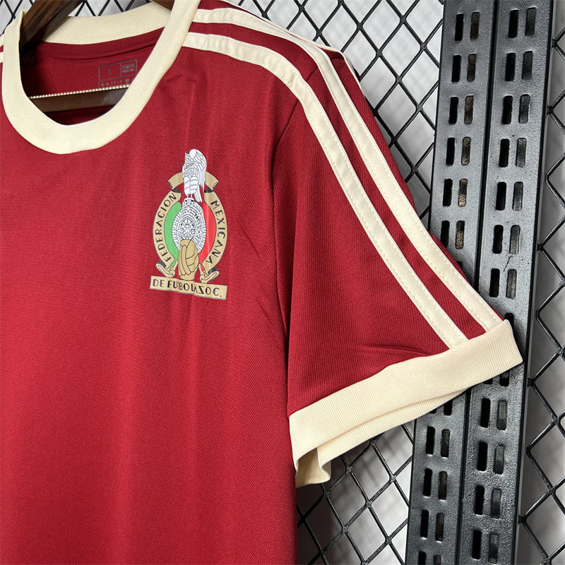 Retro Mexico Red Jersey 1985 Football Kit Soccer Shirt product image 2