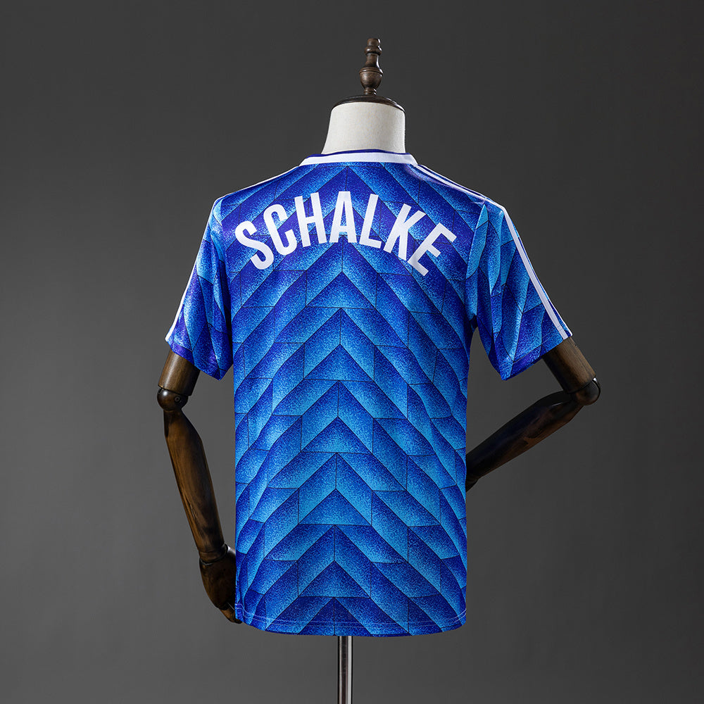 Schalke 04 Jersey 1988-89 Home Retro Football Kit product image 2