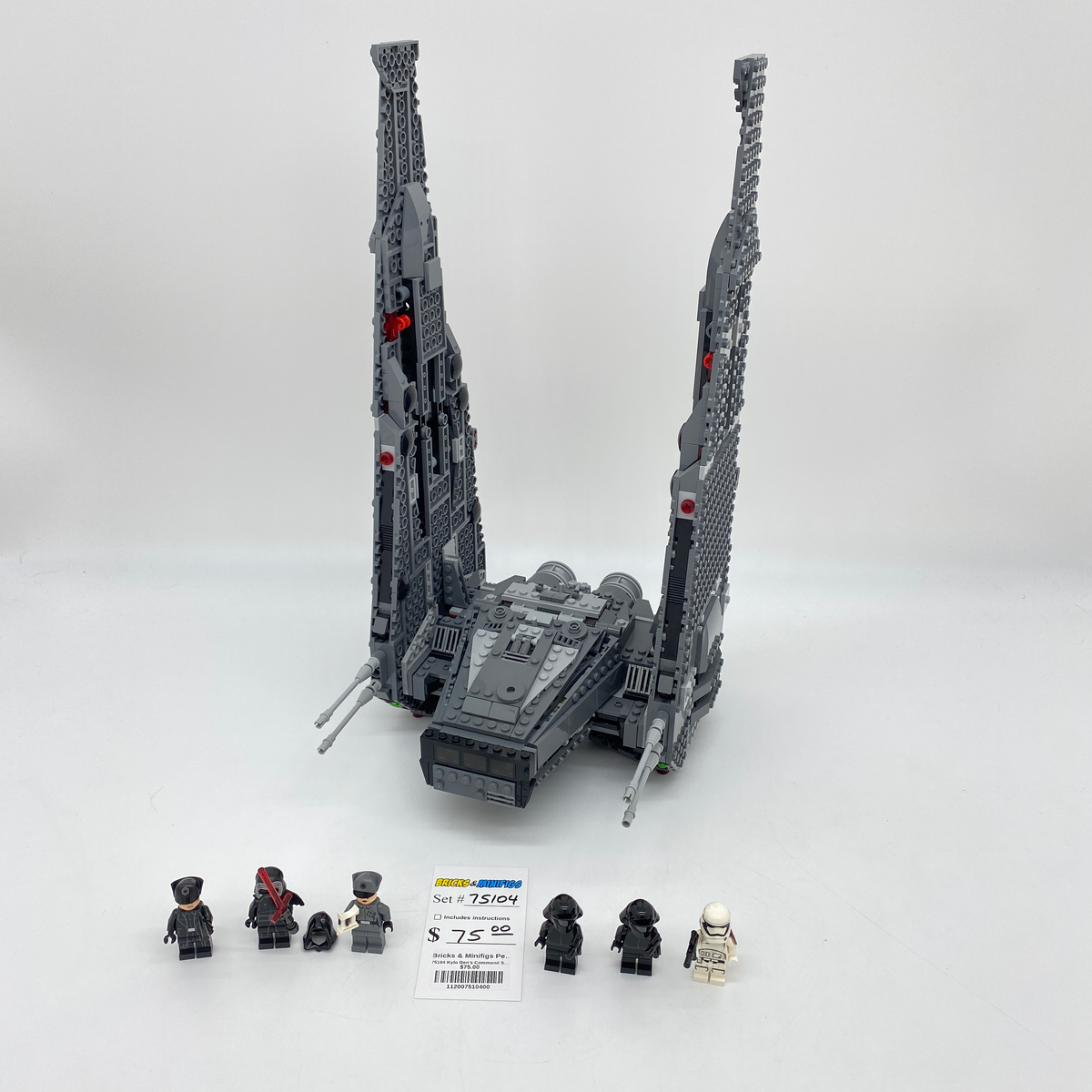 75104 Kylo Ren's Command Shuttle (U) product image 1, provided for visual reference and product detail review