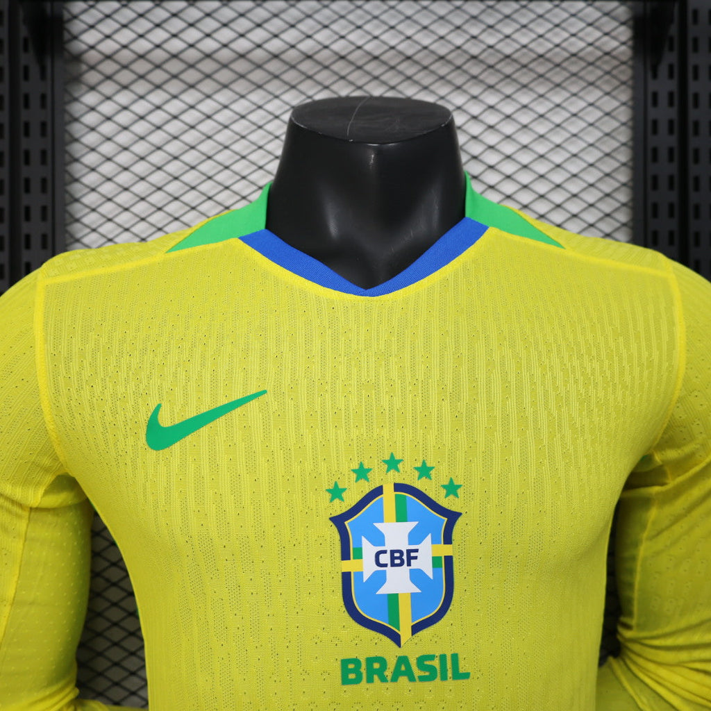 Player Version Brazil Jersey 25/26 Home Long Sleeves product image 2