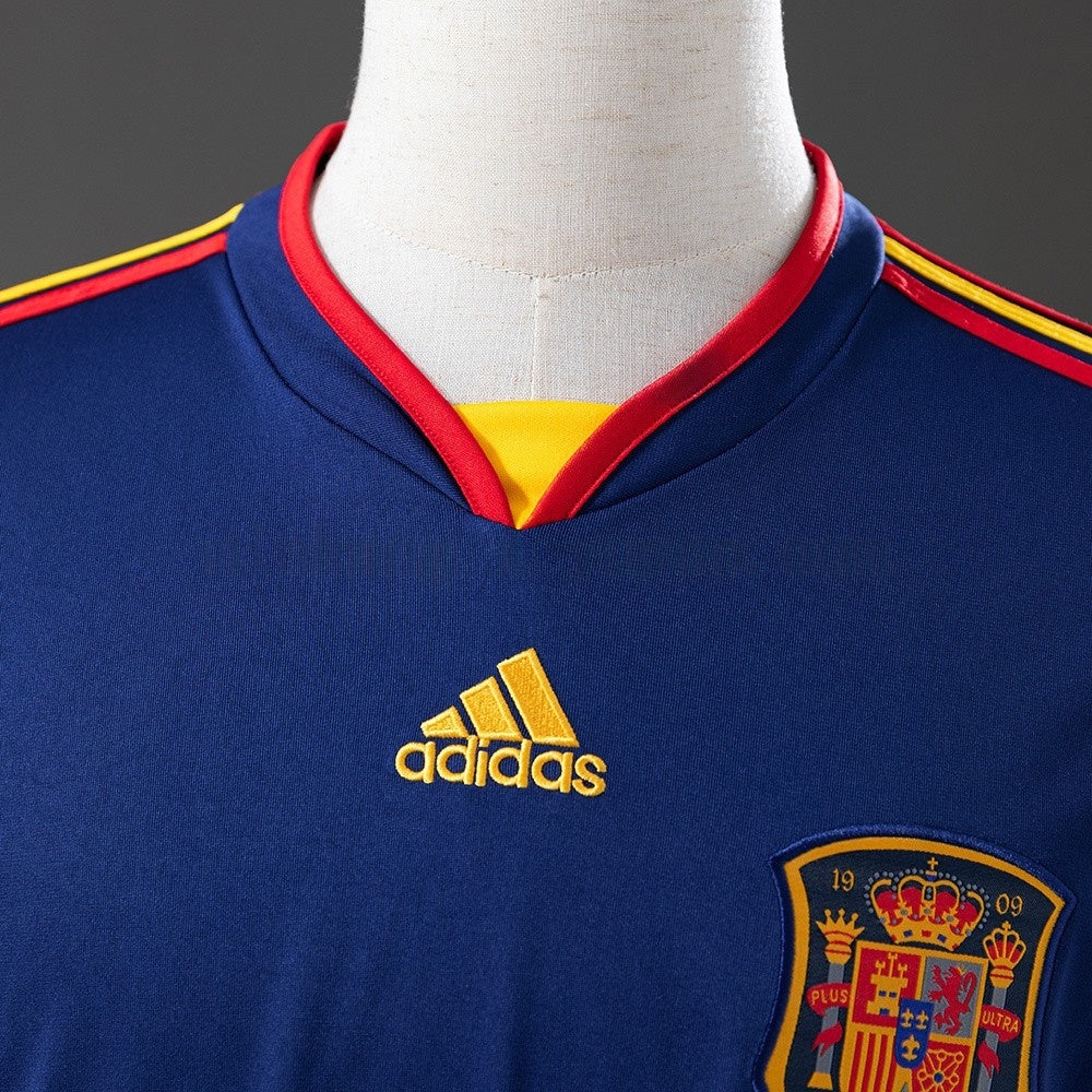 Spain Jersey 2010 Away Retro Football Kit Long Sleeves product image 5