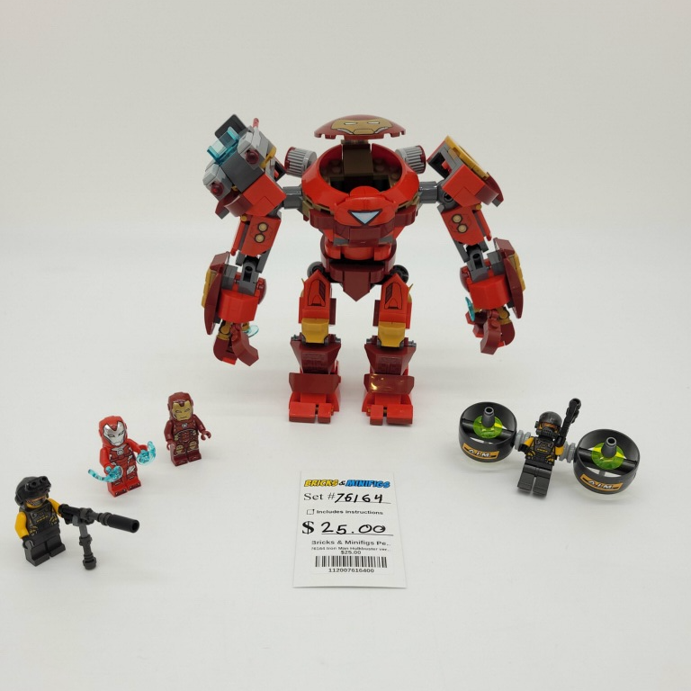 76164 Iron Man Hulkbuster versus A.I.M. Agent (U) product image 1, provided for visual reference and product detail review