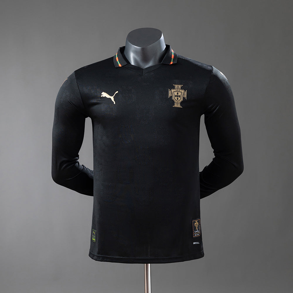 Player Version Portugal Black Jersey 2025/26 Home Football