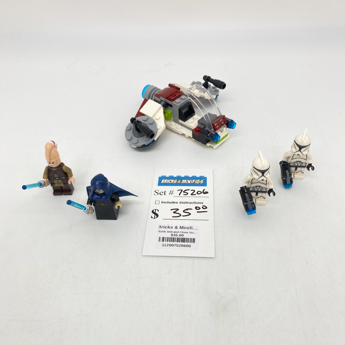 75206 Jedi and Clone Troopers Battle Pack (U) product image 1, provided for visual reference and product detail review