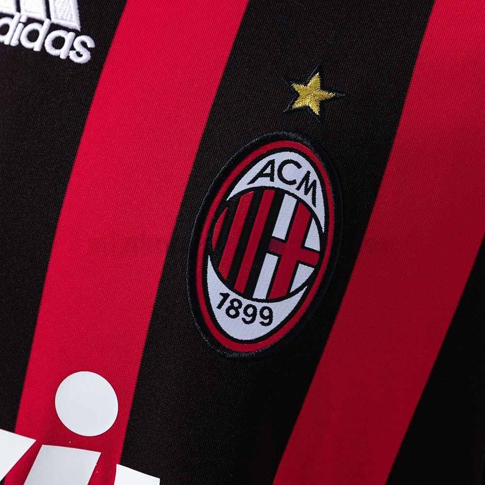 AC Milan Jersey 2008-09 Home Retro Football Kit Long Sleeves product image 5
