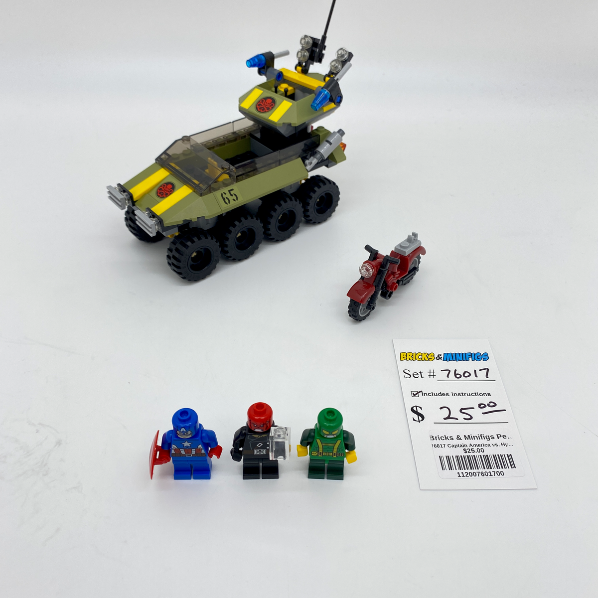 76017 Captain America vs. Hydra (U) product image 1, provided for visual reference and product detail review