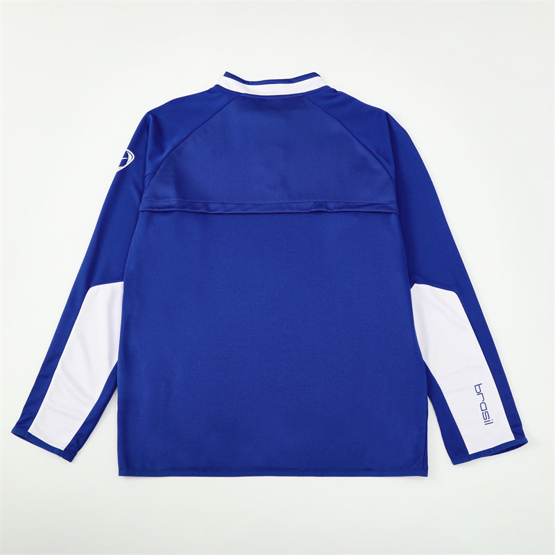 Retro Brazil Training Tracksuits 2002 Football Kit Soccer product image 3