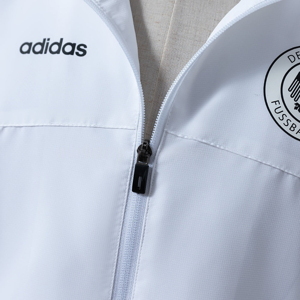 Germany Windbreaker 1996 White Football Soccer Jacket product image 5