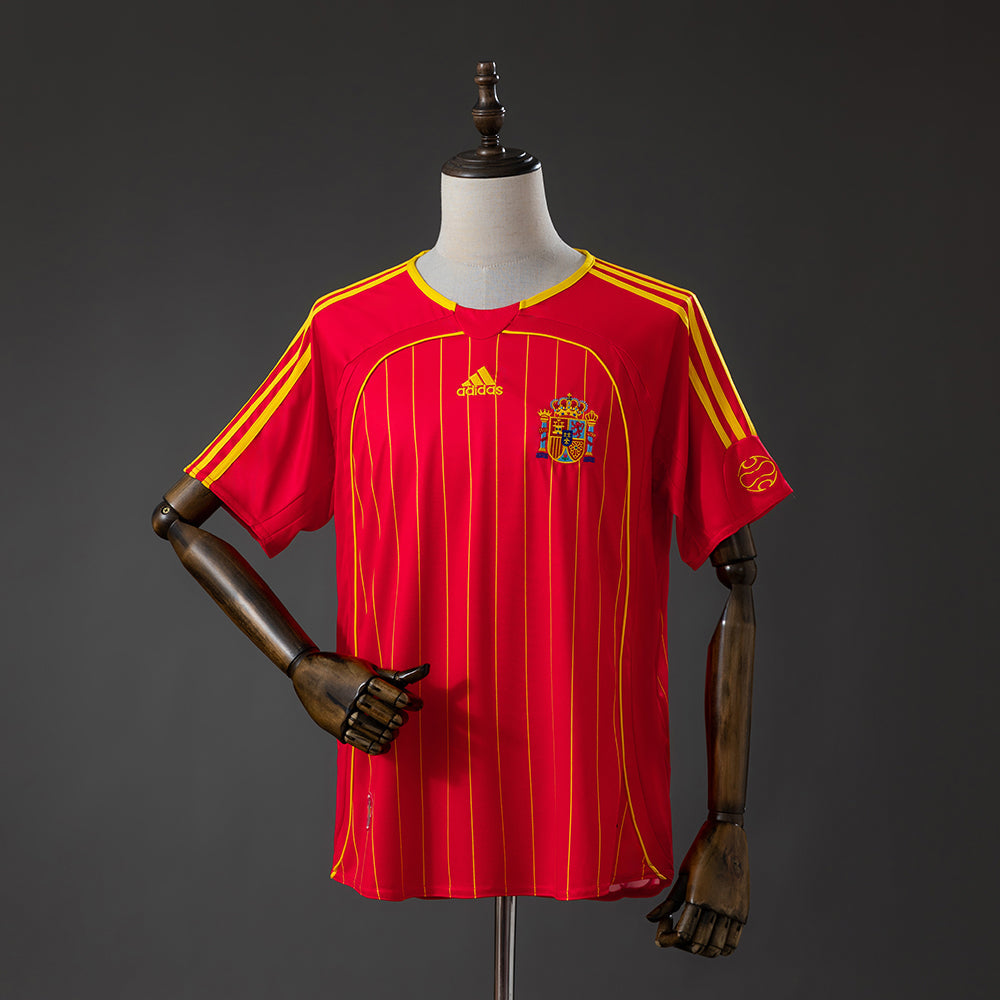 Spain Home Jersey 2006 Retro Football Kit Soccer Shirt product image 1