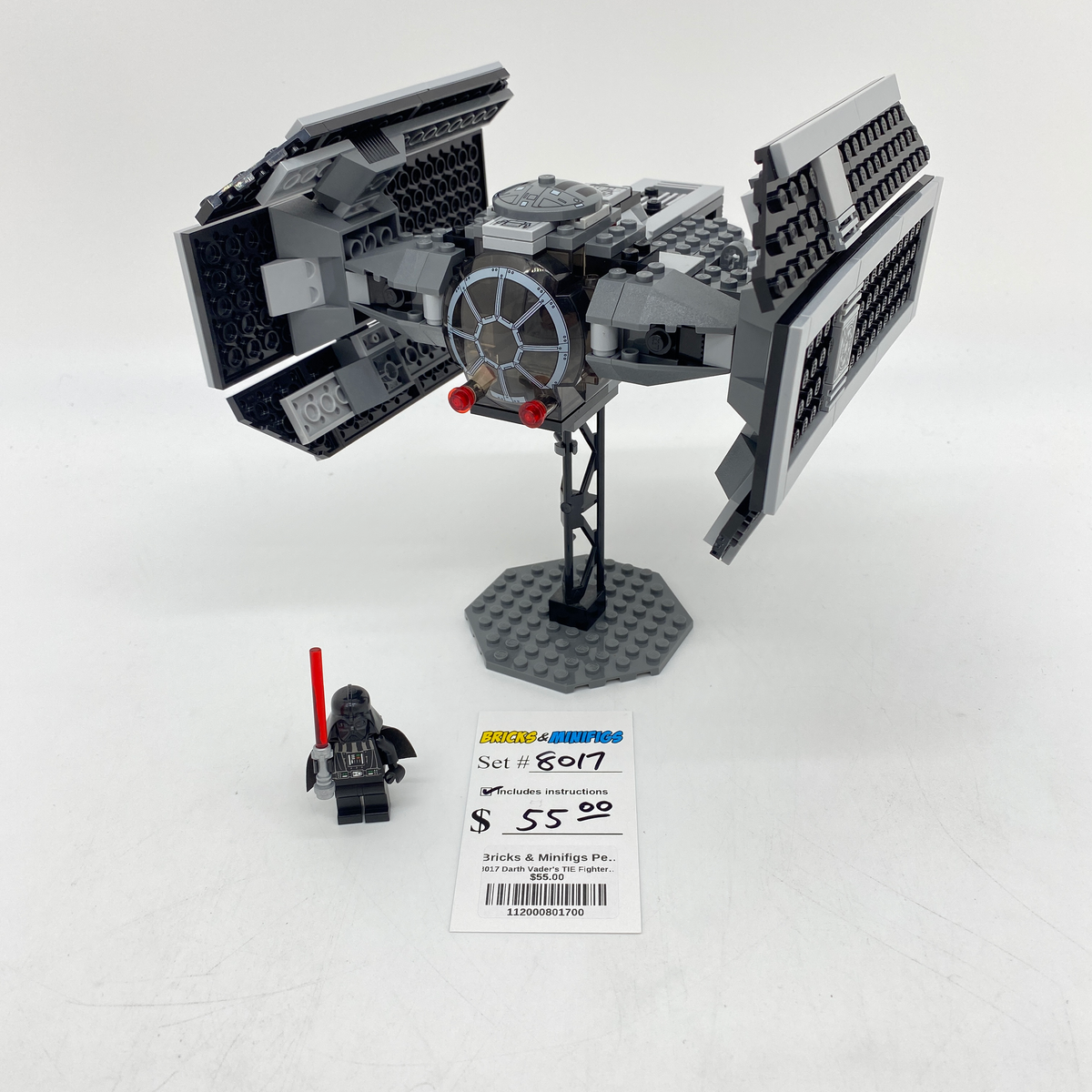 8017 Darth Vader's TIE Fighter (U) product image 1, provided for visual reference and product detail review