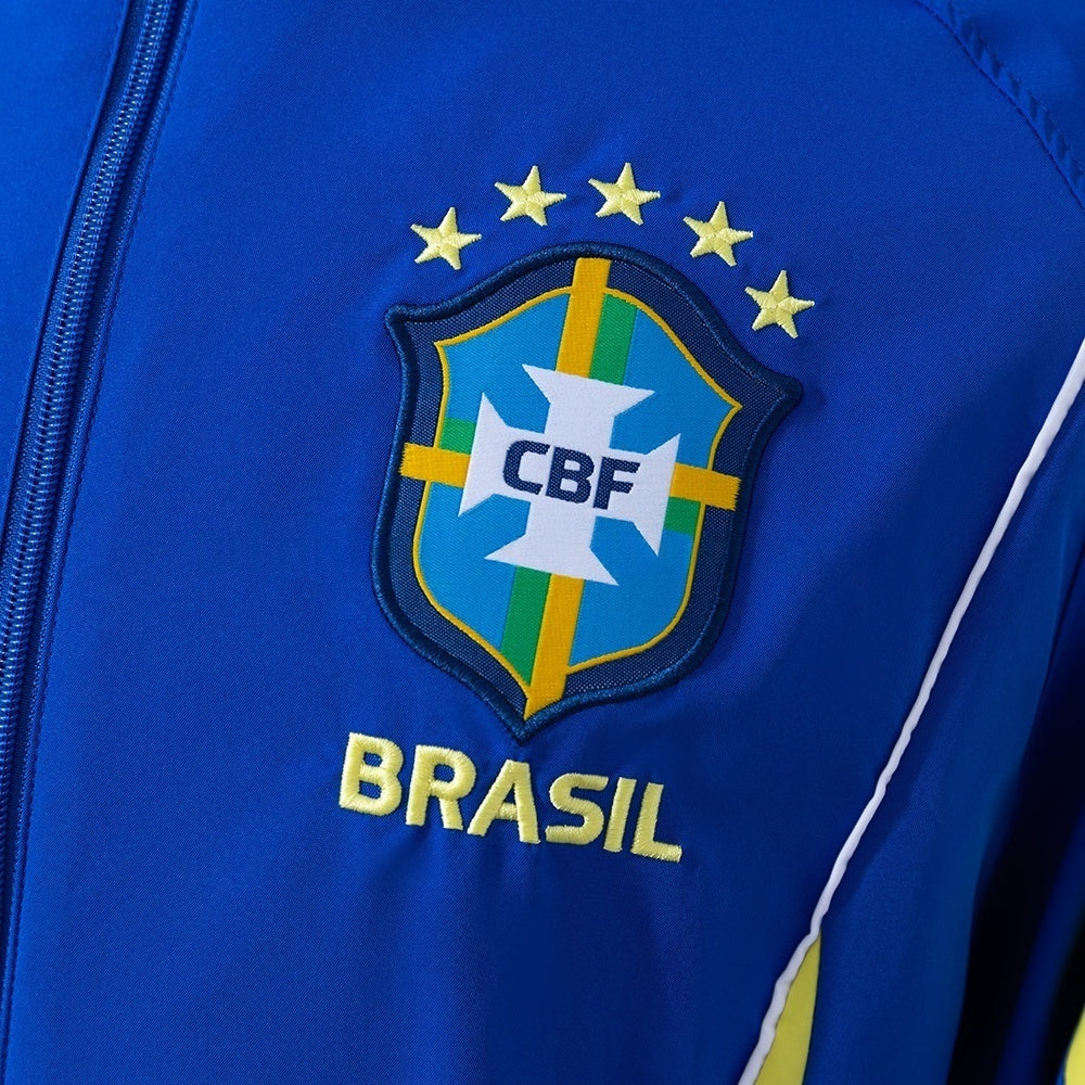 Brazil Windbreaker 2026 Blue Football Jacket product image 7
