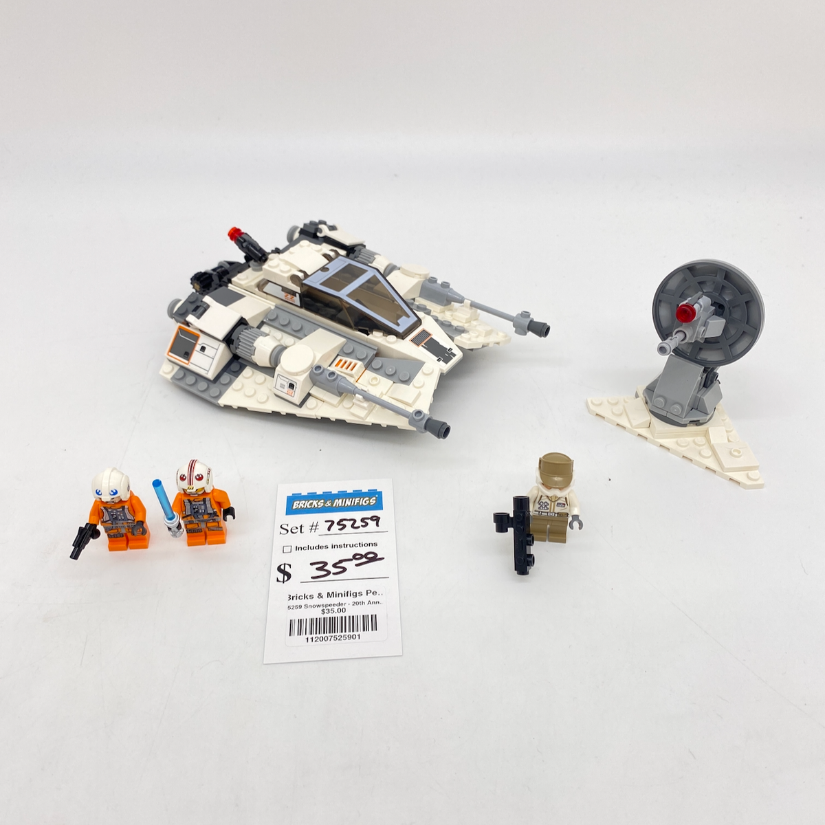 75259 Snowspeeder - 20th Anniversary Edition (U1) product image 1, provided for visual reference and product detail review