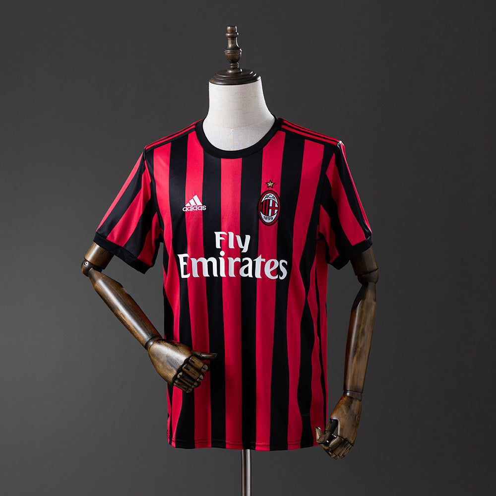 AC Milan Jersey 2017-18 Home Retro Football Kit product image 1
