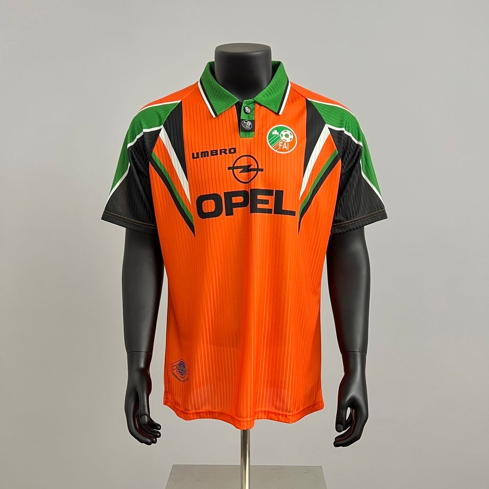 Retro Ireland Jersey 1997 Orange Football Kit Soccer product image 1