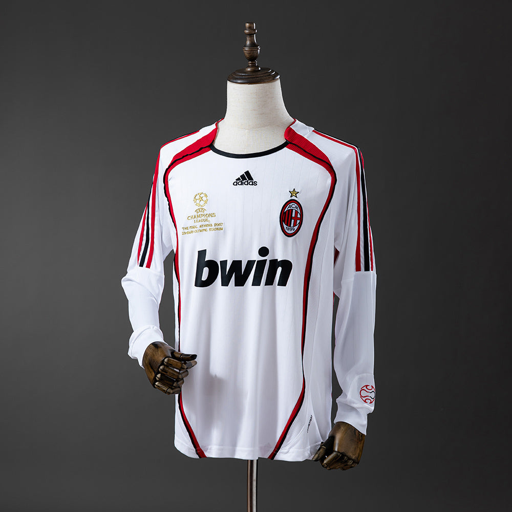AC Milan Jersey 2006/07 Away Retro Football Kit Long Sleeves product image 1